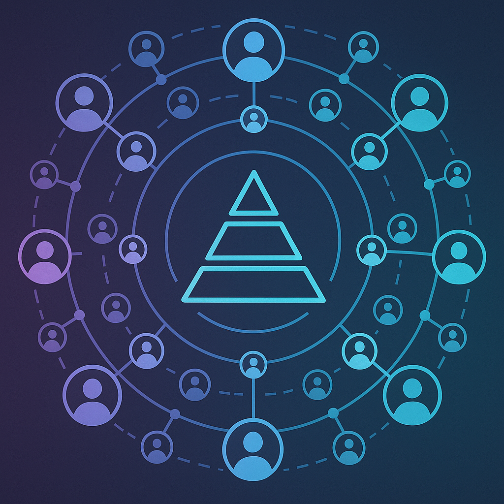 Multi-Level Marketing network diagram